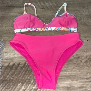 Brand New brazilian bikini set high waisted bottom